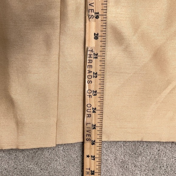 Jones Wear Skirt Suit Women 12 Gold Shimmer Button Party Formal Wedding‎ Church - Picture 14 of 16